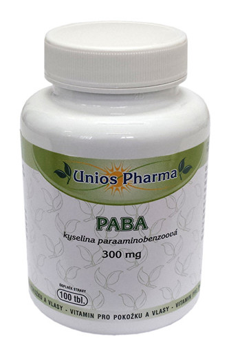 Unios Pharma PABA 100 tbl. + Imuni Fit 10 tabl. ZDARMA