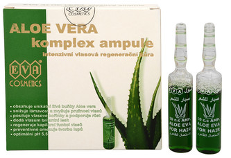 Eva Cosmetics EVA Aloe Vera Vlasové ampule 5 x 10 ml