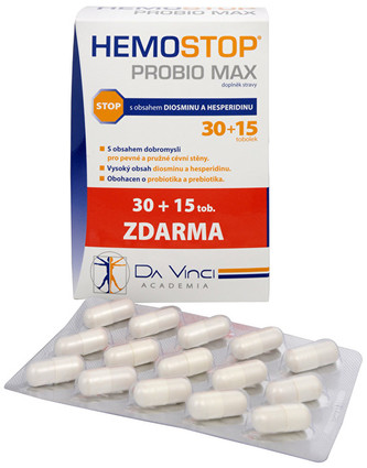 Simply You HemoStop ProBio Max 30 tob. + 15 tob. ZDARMA