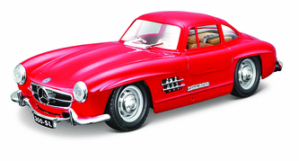 Bburago 1:24 Mercedes Benz 300SL Red
