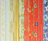 Balící papír role 2m x 70cm, vánoční mix luxusní