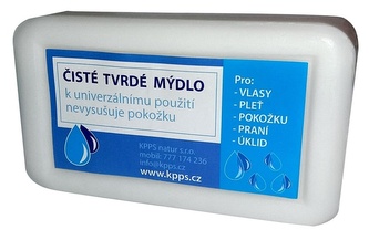 Kappus Koupelové Čisté tvrdé mýdlo - bílé 150 g
