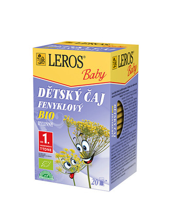 LEROS LEROS Baby BIO Dětský čaj Fenyklový 20 x 1.5 g