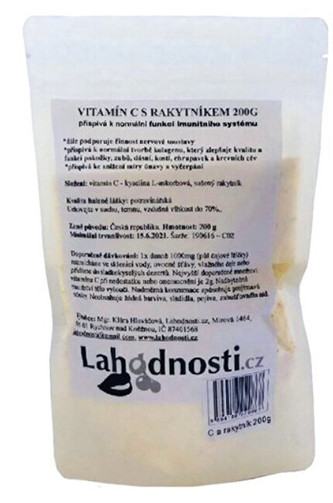 Lahodnosti Vitamín C s rakytníkem v prášku 200g - podpora imunity