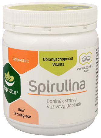 Topnatur Spirulina 750 tbl.