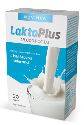 SALUTEM Pharma LaktoPlus 18.000 FCC LU 30 kapslí