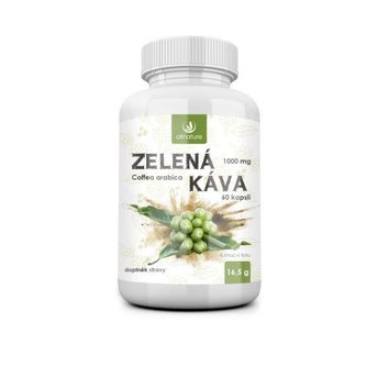 Allnature Zelená káva 1000 mg 60 kapslí