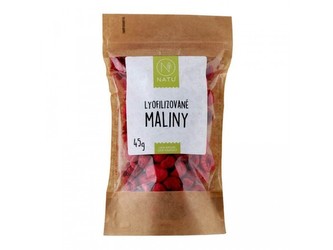 Natu Lyofilizované maliny 45 g