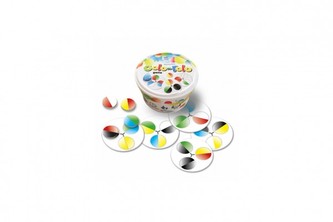 Colo-rolo společenská hra v plechové krabičce 9x5cm