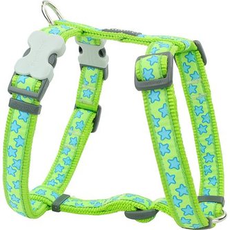 Postroj RD 25 mm x 56-80 cm - Stars Turquoise