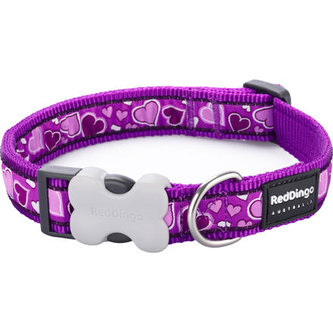 Obojek RD 15 mm x 24-37 cm - Breezy Love Purple