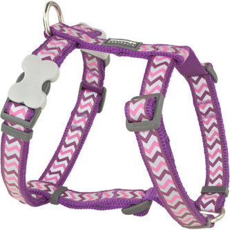 Postroj RD 12 mm x 30-44 cm - Ziggy Rfx - Fialová