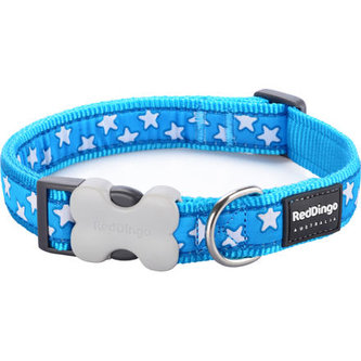 Obojek RD 20 mm x 30-47 cm - Stars White