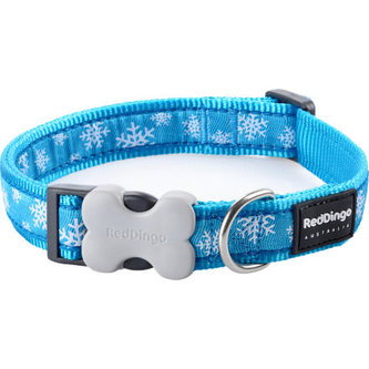 Obojek RD 12 mm x 20-32 cm - Snowflake