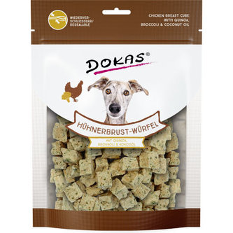 Dokas - Kuřecí kostky s quinoou a brokolicí 150 g