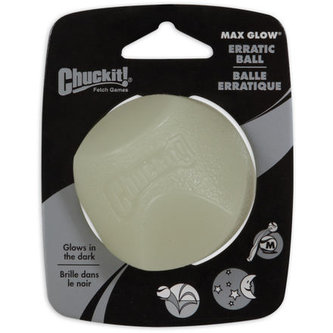 Míček Glow Erratic Medium 6,5 cm - svítící