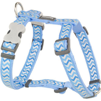 Postroj RD 25 mm x 56-80 cm - Ziggy Rfx- Stř.Modrá