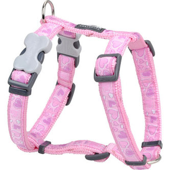 Postroj RD 12 mm x 30-44 cm - Breezy Love Pink