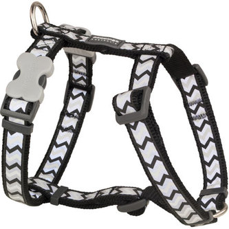 Postroj RD 25 mm x 56-80 cm - Ziggy Rfx - Černá