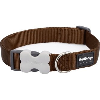 Obojek RD 12 mm x 20-32 cm - Jednobar. - Hnědá