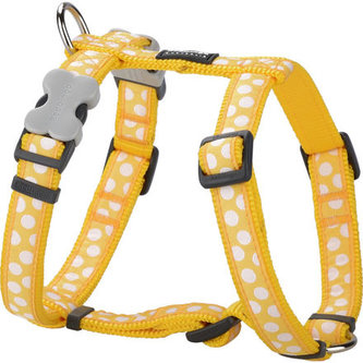 Postroj RD 20 mm x 45-66 cm- White Spots on Yellow Postroj RD 20 mm x 45-66 cm- White Spots on Yellow