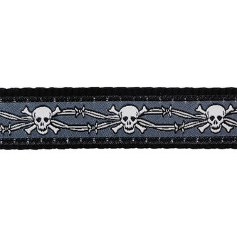Vodítko RD přep. 20 mm x 2 m - Skull & Wire Black