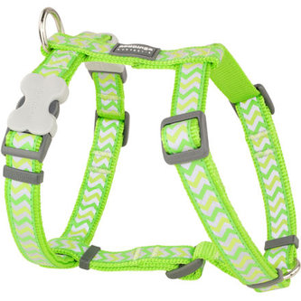 Postroj RD 12 mm x 30-44 cm - Ziggy Rfx- Limetková