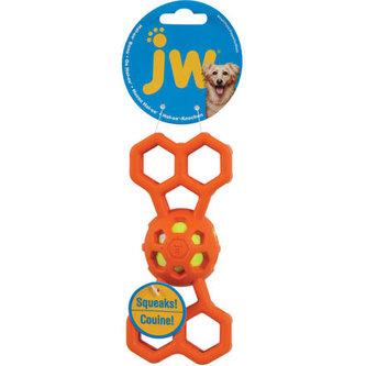JW Hol-EE Děrovaná kost s míčkem pískací Small