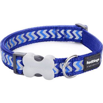 Obojek RD 12 mm x 20-32 cm - Ziggy Rfx - Tm.Modrá