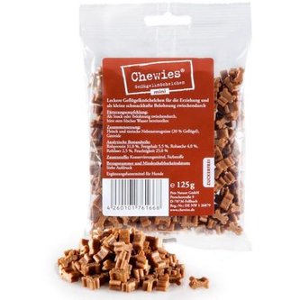 Chewies Mini Geflügelknöchelchen - drůbeží 125g Chewies Mini Geflügelknöchelchen - drůbeží 125g