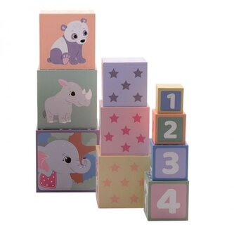 Dřevěné stohovací kostky