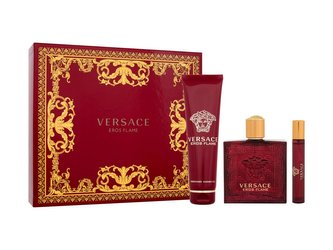 Versace Eros Flame - EDP 100 ml + sprchový gel 150 ml + EDP 10 ml man