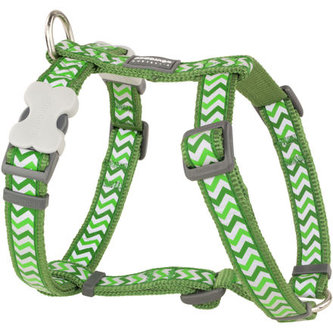 Postroj RD 25 mm x 56-80 cm - Ziggy Rfx - Zelená