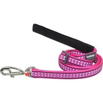 Vodítko RD 12 mm x 1,8 m - Bones Rfx - Tm. Růžová Vodítko RD 12 mm x 1,8 m - Bones Rfx - Tm. Růžová