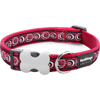 Obojek RD 12 mm x 20-32 cm - Cosmos Red