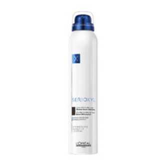 Loreal Professionnel Barevný sprej pro zakrytí řídnoucích vlasů Serioxyl Volumizing Coloured (Denser Hair Spray) 200 ml Odstín Dark Brown unisex