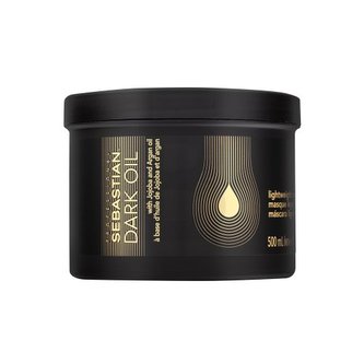 Sebastian Professional Vyživující maska pro lesk a hebkost vlasů Dark Oil (Lightweight Mask) Objem 500 ml woman