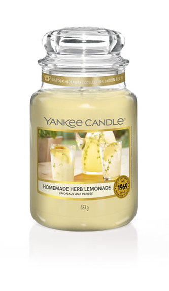 Yankee Candle Aromatická svíčka Classic velká Homemade Herb Lemonade 623 g unisex