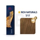 Wella Professionals Permanentní barva na vlasy Koleston Perfect ME™ Rich Naturals 60 ml Odstín 7/17 woman