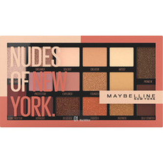 Maybelline Paletka 16 očních stínů Nudes of New York 18 g woman