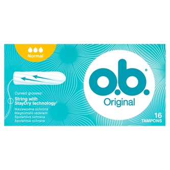 o.b. Tampóny Original Normal Varianta 16 ks woman