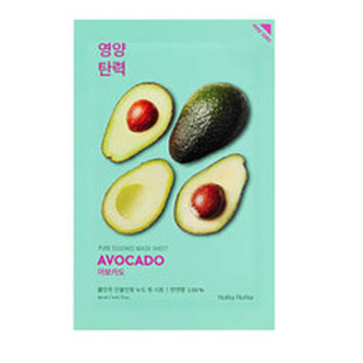 Holika Holika Zjemňující plátýnková maska Avocado (Pure Essence Mask Sheet) 20 ml woman