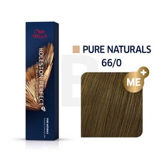 Wella Professionals Permanentní barva na vlasy Koleston Perfect ME™+ Pure Naturals 60 ml Odstín 66/0 woman