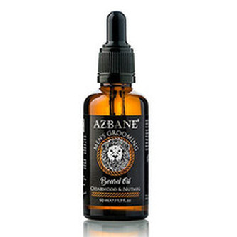 Azbane Pečující olej na vousy s arganovým olejem Cedrové dřevo a muškátový oříšek (Beard Oil) 30 ml man