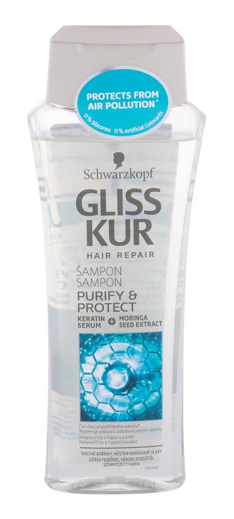 Gliss Kur Regenerační šampon pro mastné vlasy Purify & Protect (Shampoo) 250 ml woman