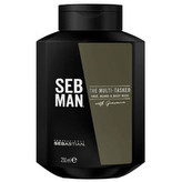 Sebastian Professional Šampon na vlasy, vousy a tělo SEB MAN The Multitasker (Hair, Beard &amp; Body Wash) Objem 50 ml man