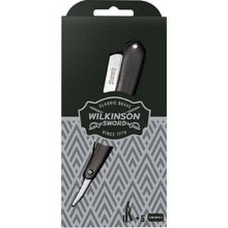 Wilkinson Sword Břitva Cut Throat + náhradní žiletky Double Edge Blades 5 ks man