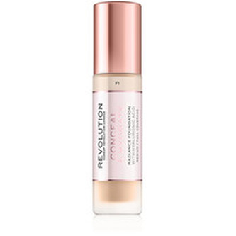 Revolution Lehký hydratační make-up Conceal & Hydrate (Radiance Foundation) 23 ml Odstín F2 woman