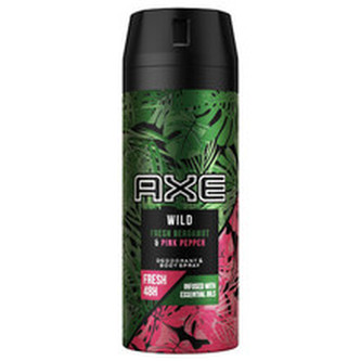 Axe Tělový sprej pro muže Wild Fresh Bergamot & Pink Pepper 150 ml man