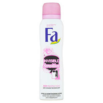 Fa Antiperspirant ve spreji Invisible Sensitive Rose & Hawthorne (Anti-perspirant) 150 ml woman
